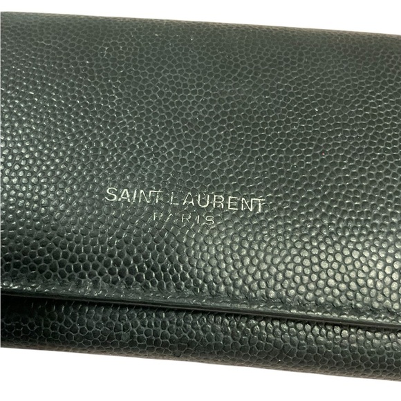 Saint Laurent Black Leather Key Case - Picture 11 of 12